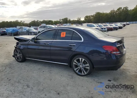 2016 Mercedes-Benz C 300 from USA, damaged, VIN WDDWF4JB7GR145676